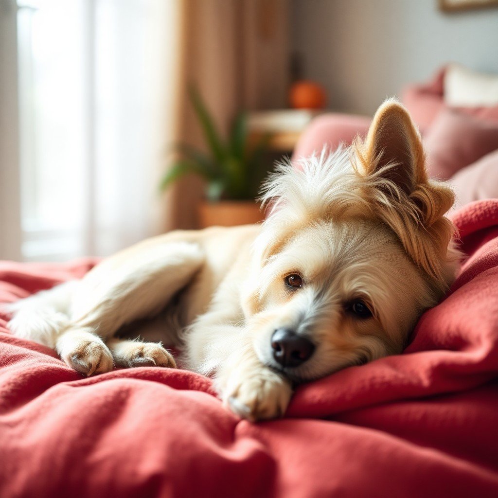 Comforting Your Anxious Senior Dog at Night
