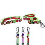 Dual-Color Embossed Pet Leash Set 4