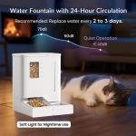 Fluffo Serene Nourish Automatic Food & Water Station 6